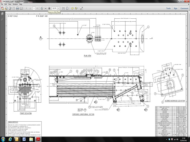 Boiler drawing